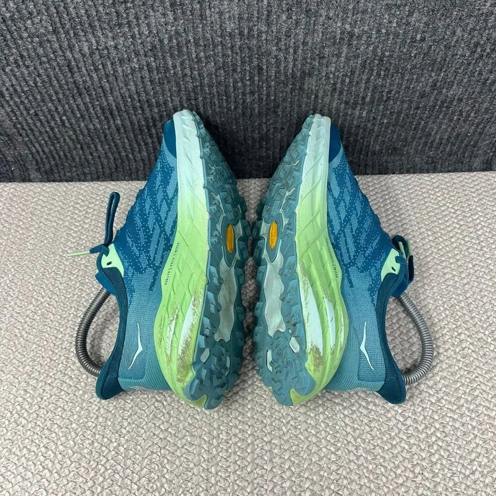 Hoka One One Speedgoat 5 Deep Lagoon Blue Green Running Shoes Women’s 6.5 B